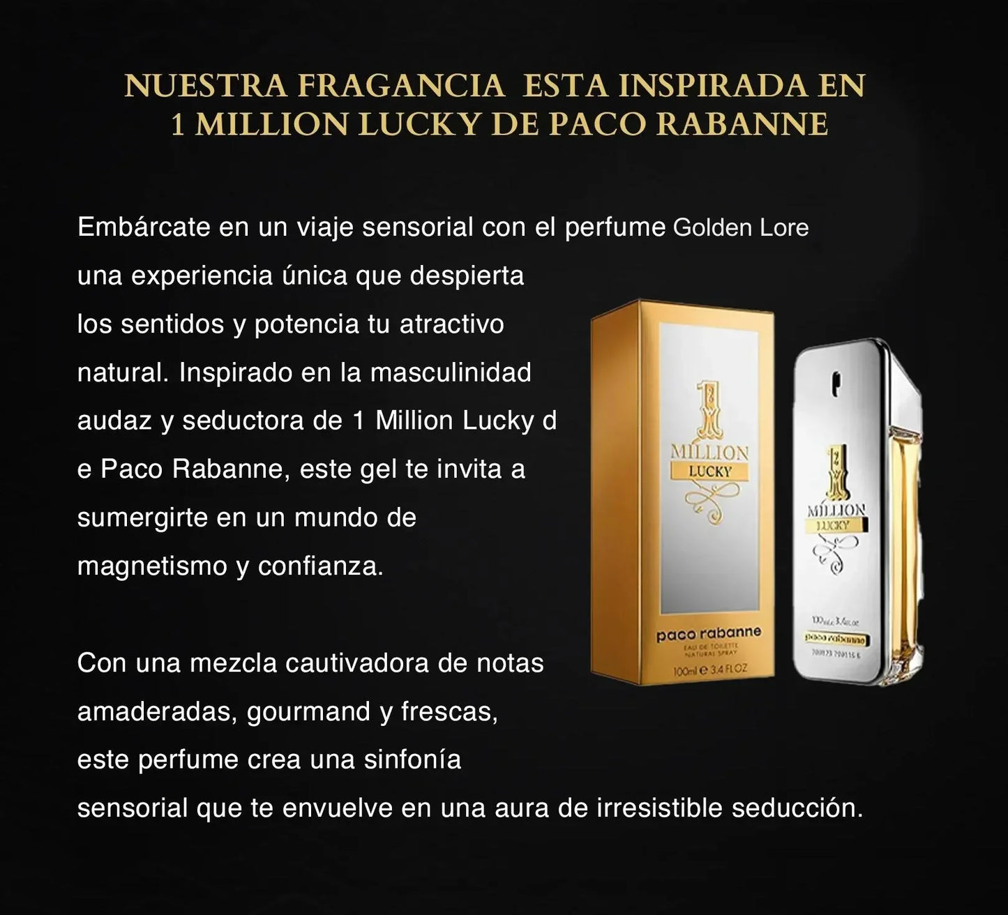 🐎 GOLDEN LURE - PERFUME CON FEROMONAS