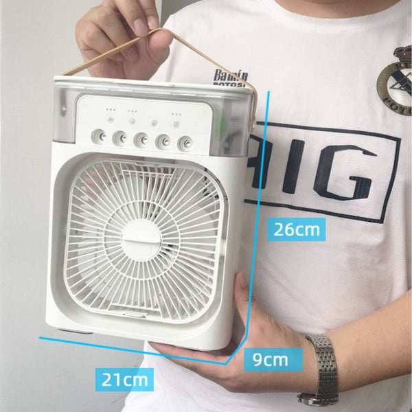 🌬️ VENTILADOR HUMIFICADOR 3 EN 1 ❄️