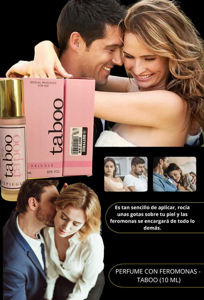👠TABOO PERFUME CON FEROMONAS 👩‍❤️‍👨