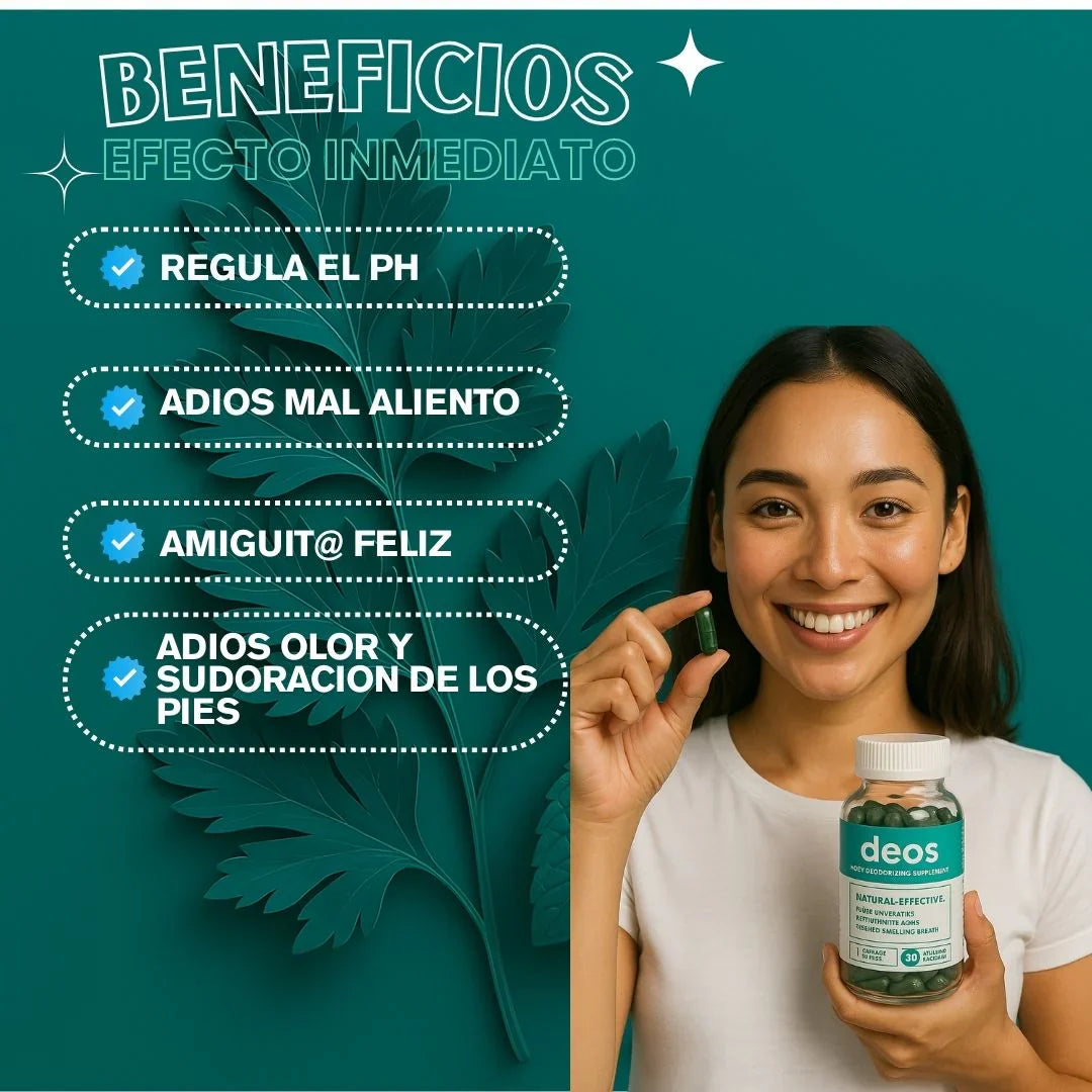 DEOS - DESODORANTE INTERNO NATURAL