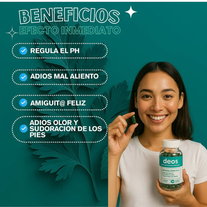 DEOS - DESODORANTE INTERNO NATURAL
