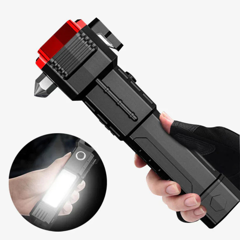 🔦 LINTERNA TACTICA 6 EN 1